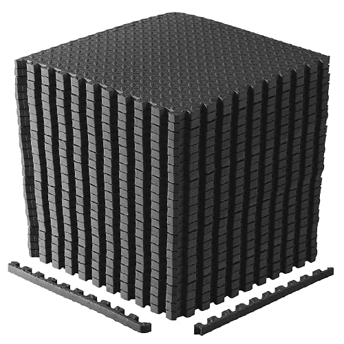 CAP Puzzle Exercise Mats 1' Thick EVA Interlocking Foam Tiles