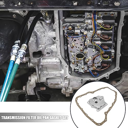 Miniatura 2 de X AUTOHAUX 31728-80X01 Juego de juntas de cárter de aceite de filtro de transmisión de coche para Nissan Sentra 2002-2006