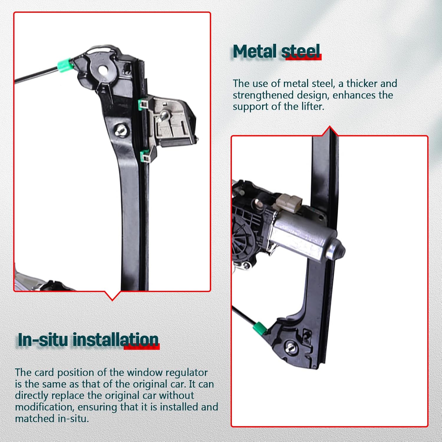 FINDAUTO Front Right Power Window Regulator with Motor Fit for 2000 for BMW 323Ci,2001-2006 for BMW 325Ci,2000 for BMW 328Ci,2001-2006 for BMW 330Ci,2001-2006 for BMW M3