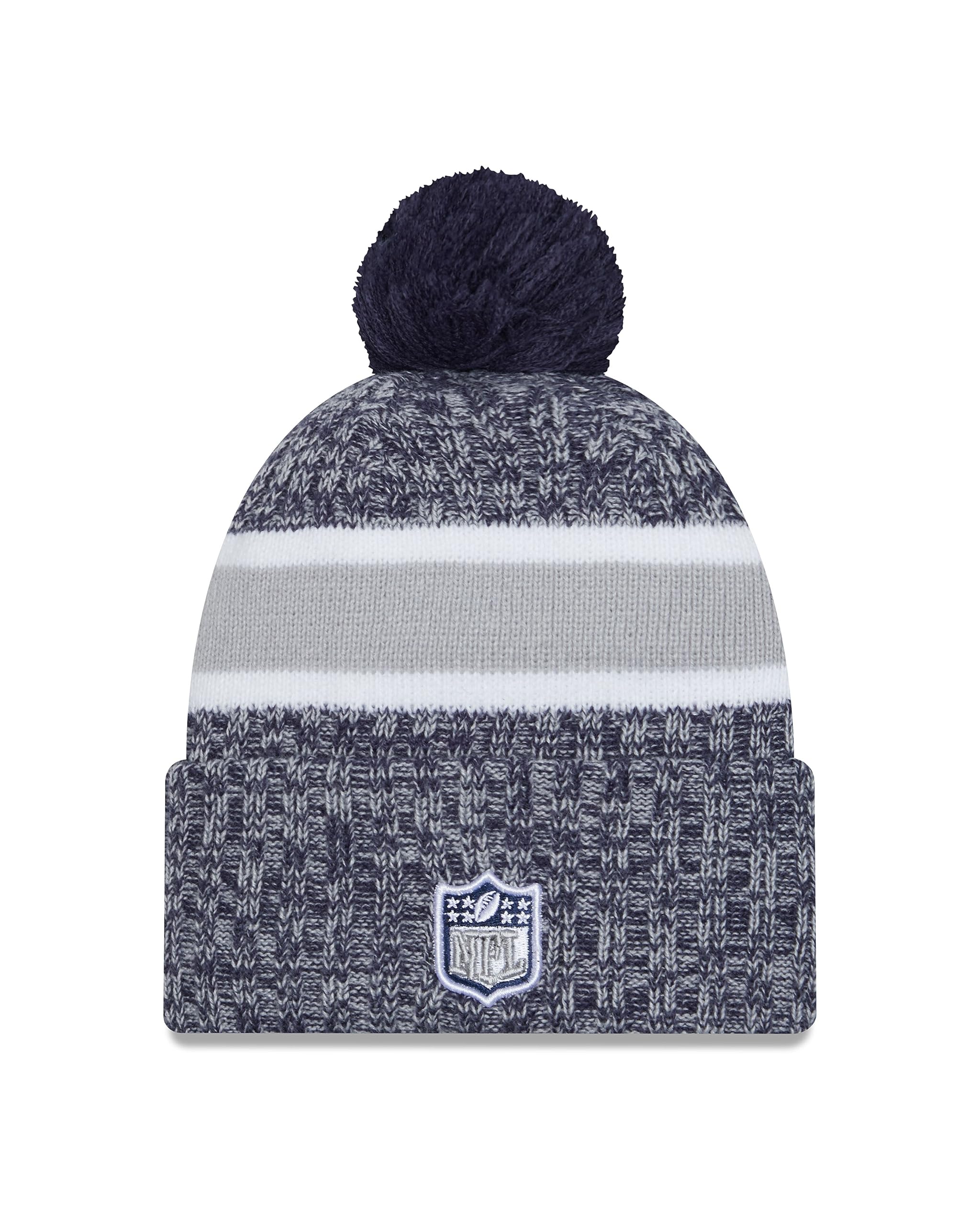 New Era Dallas Cowboys 2023 Sideline Cuffed Knit Hat with Pom