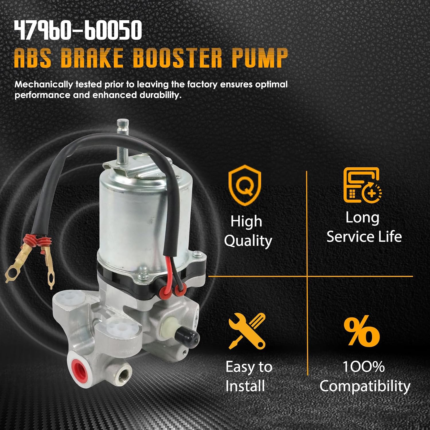 47960-60050 ABS Brake Booster Pump for GX460 GX470 LX570,for Land Cruiser FJ Cruiser 4Runner ABS Brake Booster Pump Automotive Replacement Parts, Replaces Part OE 47960-60090
