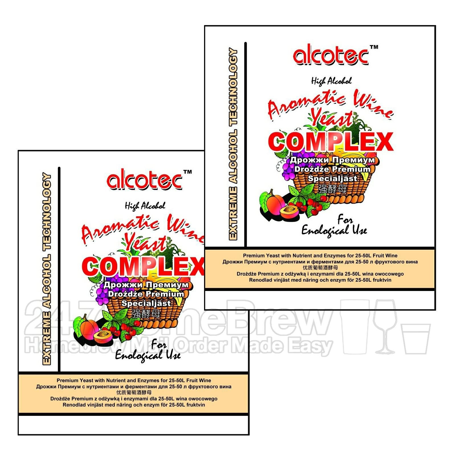 Buy Wine Yeast Universal 40g - Aroatic Wine Coplex - Yeast + Ent + Enzyes - Hoe Brew Yeasts