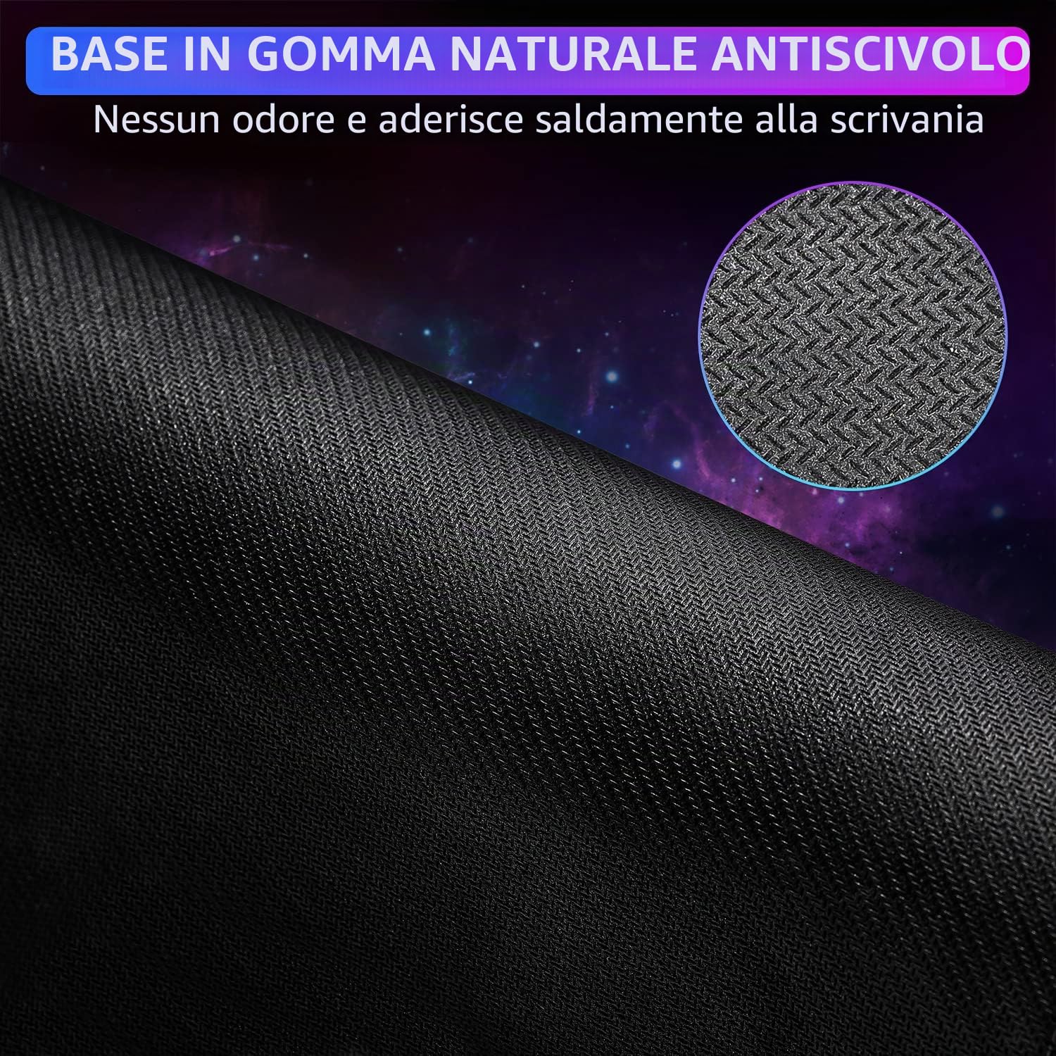 Gimars Tappetino Mouse RGB Poggiapolsi, 10 Modalità LED, 304x254mm Mouse Pad XL Ergonomico, Poggiapolsi Mouse Gaming Base in Gomma Antiscivolo, Tessuto in Lycra per Laptop, PC, Ufficio