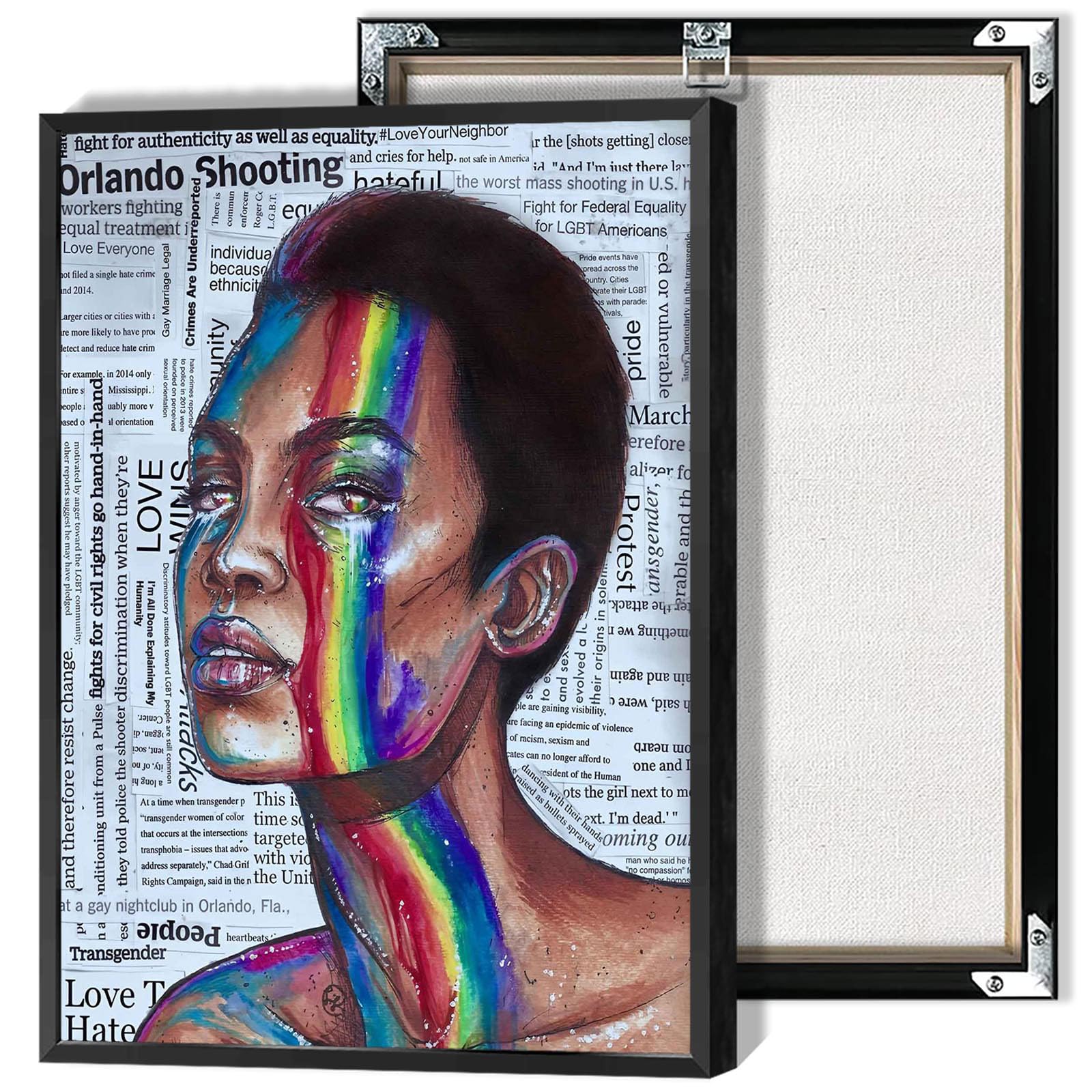 Abstract Transgender Art Review: Inclusive Home Decor