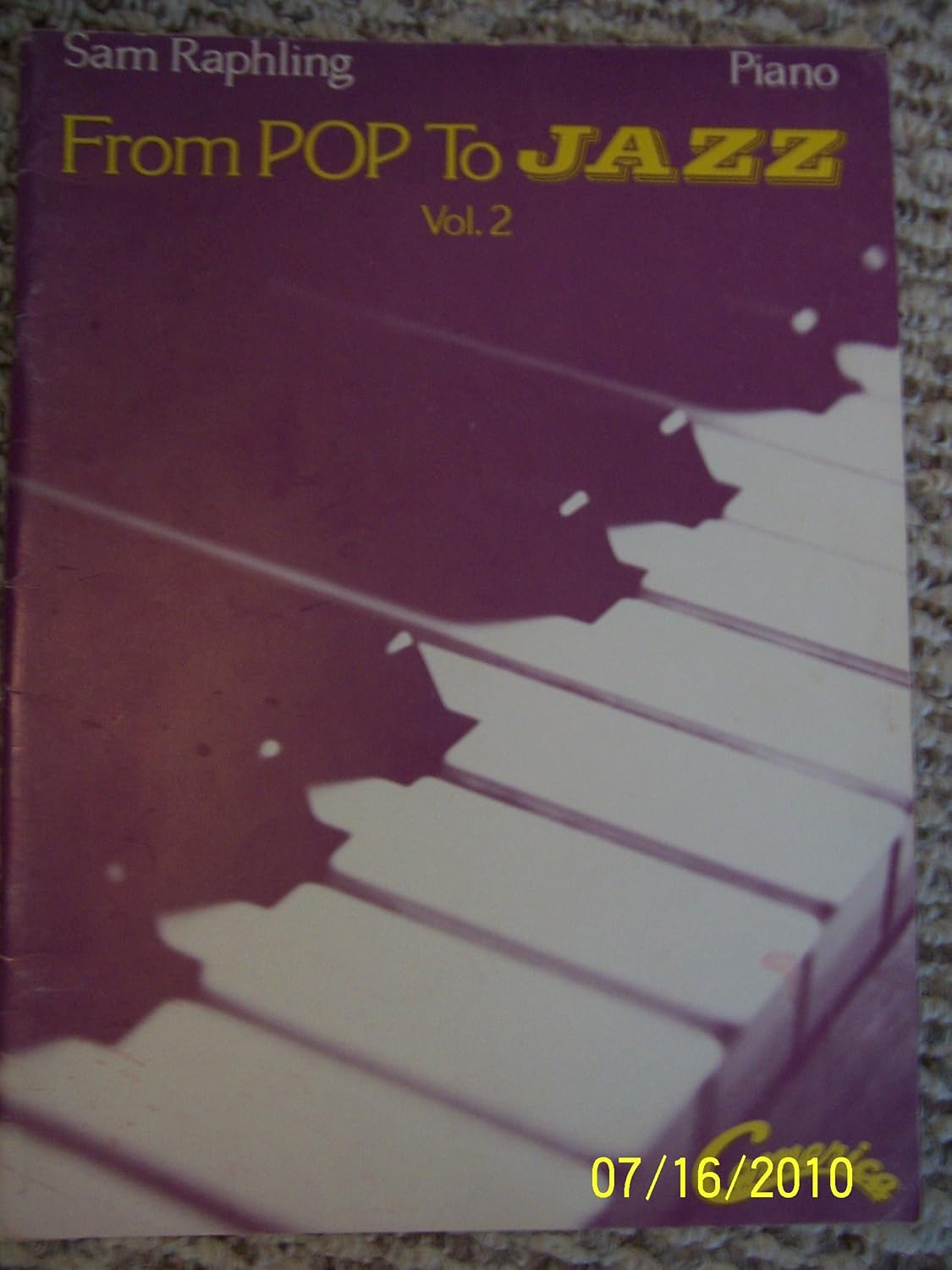 From POP To JAZZ Vol. 2: composer Sam Raphling: Amazon.com: Books