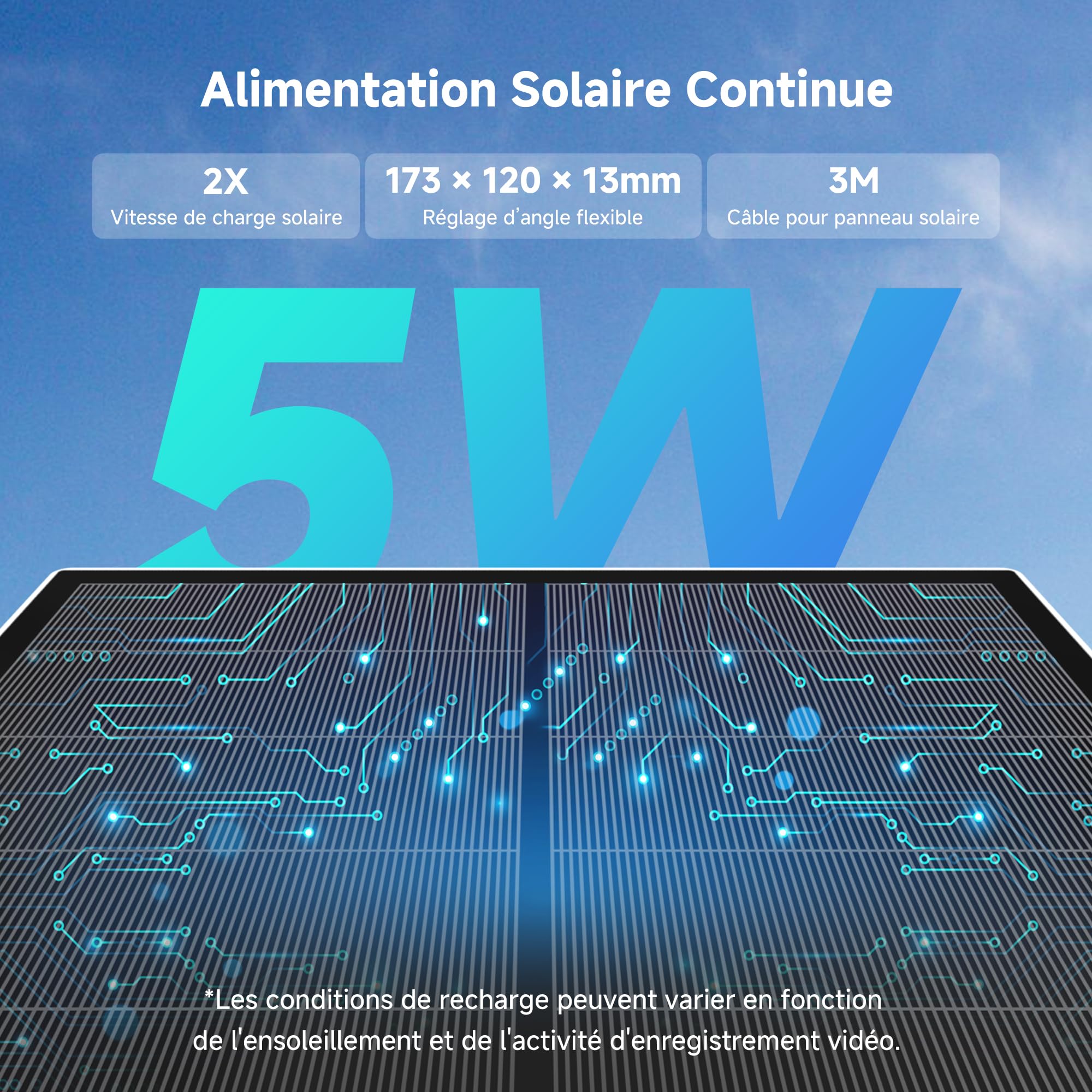 ARENTI 4G LTE Caméra Surveillance Solaire avec Carte SIM, Batterie et Panneau Solaire, Caméra Extérieure sans Fil, 2K PTZ Caméra IP, Audio Bidirectionnel, Vision Nocturne Couleur, Détection IA, AOV