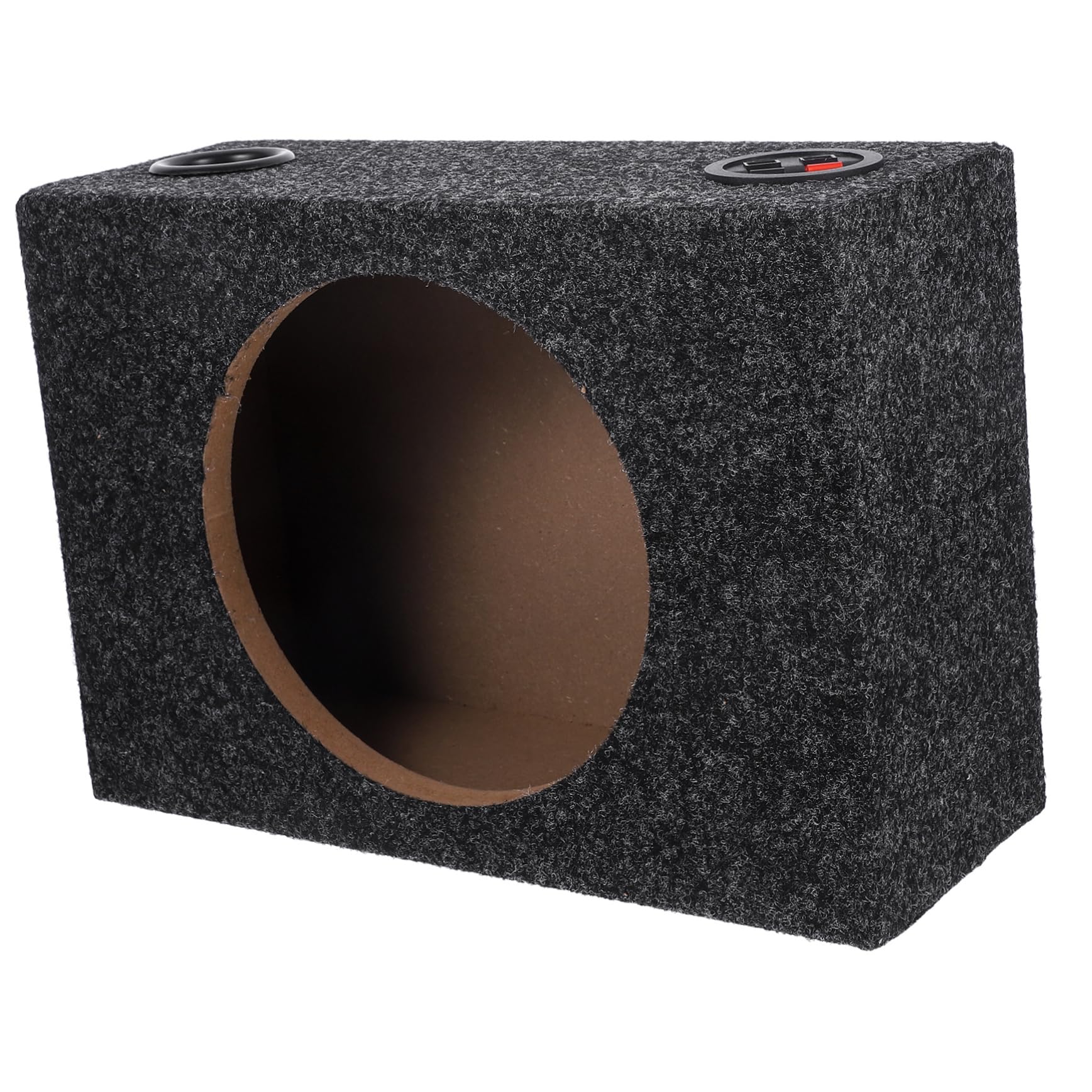 iplusmile Caja de Subwoofer Sellada de 8 Pulgadas para Automóvil Caja Acústica Alfombrada de Madera para Sistemas de Audio de Coche Compatible Vehículos y Camiones Uso en Instalación