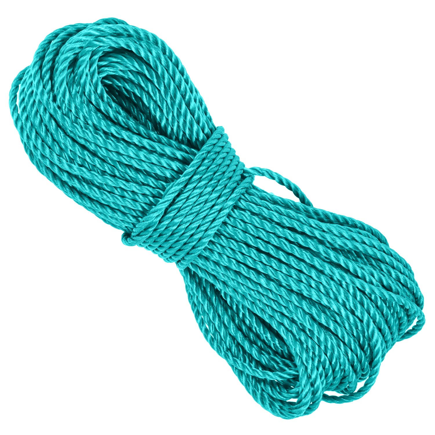 Twisted Polypropylene Rope, 1/4" Floating Poly Pro Cord, Resistant to
