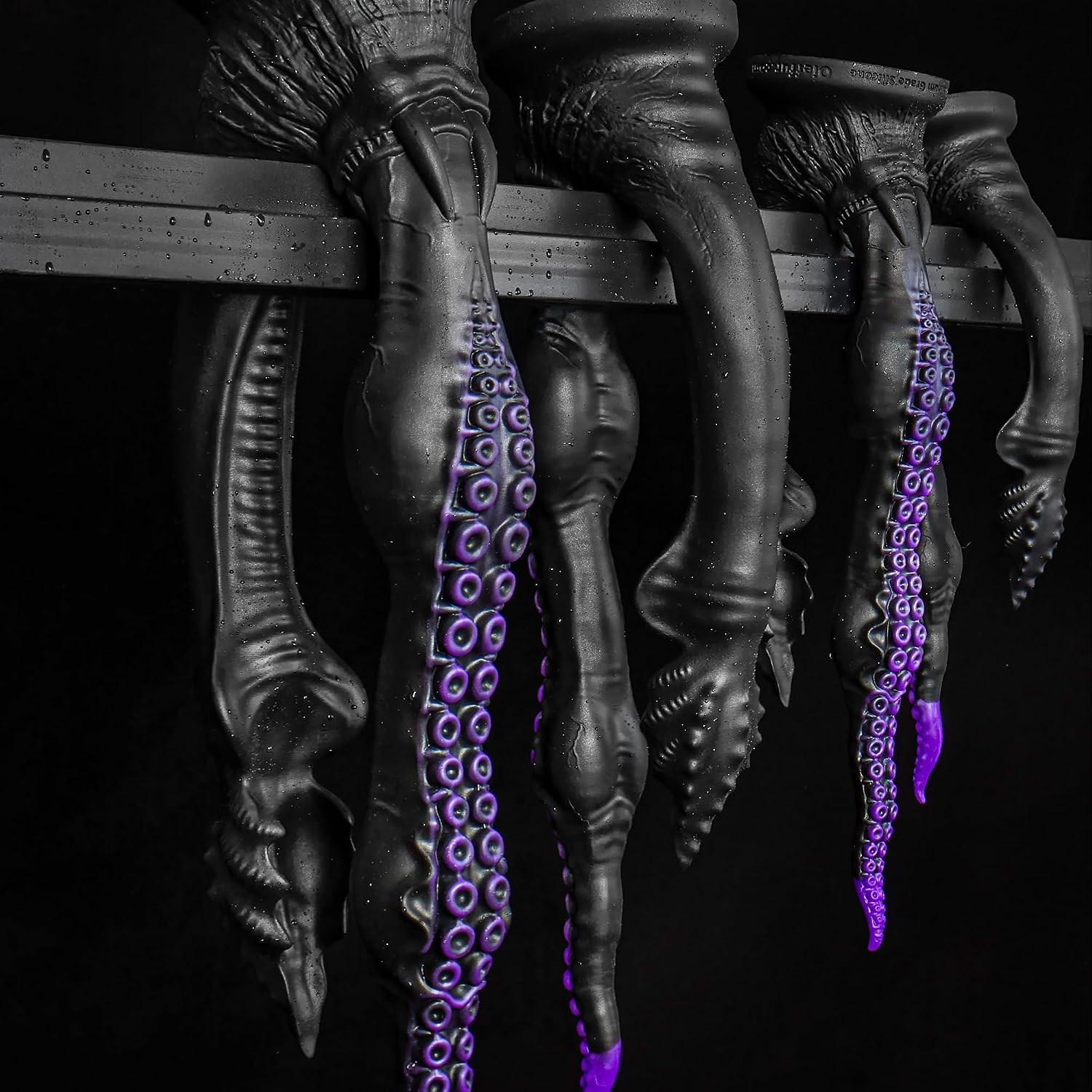 Extra Large Fantasy Double Headed Tentacle Dildo with Suction Cup - Extra Long Silicone Double Headed Dildo, Alien Monster Dildo, Couples Tentacle Sex Toy and Anal Play Stimulates G-Spot (D-304M)