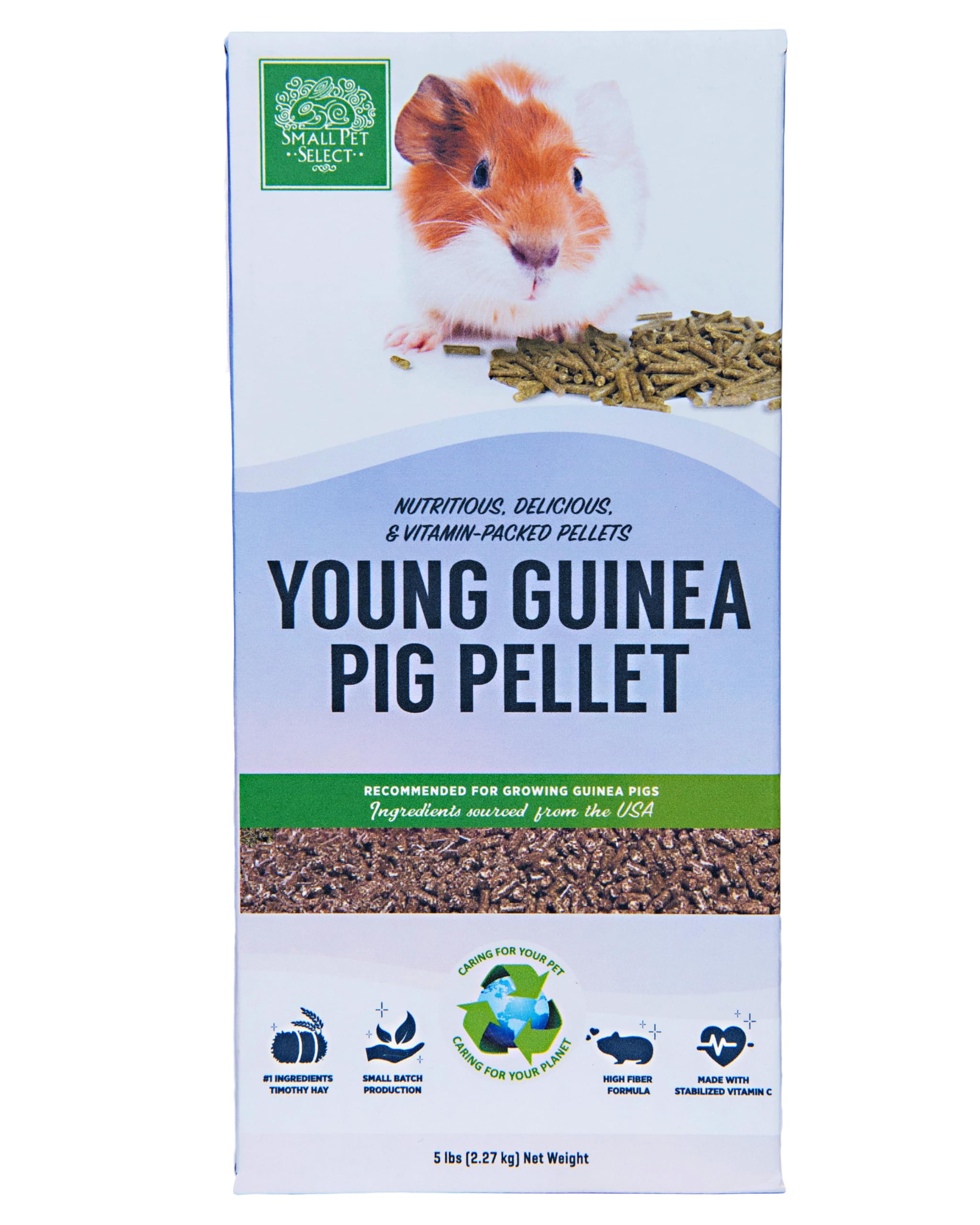 Small Pet Select - Young Guinea Pig Pellet Food, 5lb