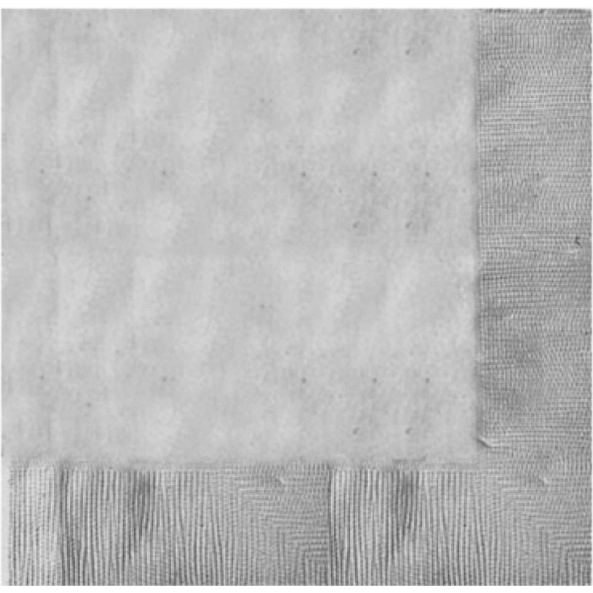 Silver 2-Ply Dinner Napkins Party Pack 40cm - 20 Pcs