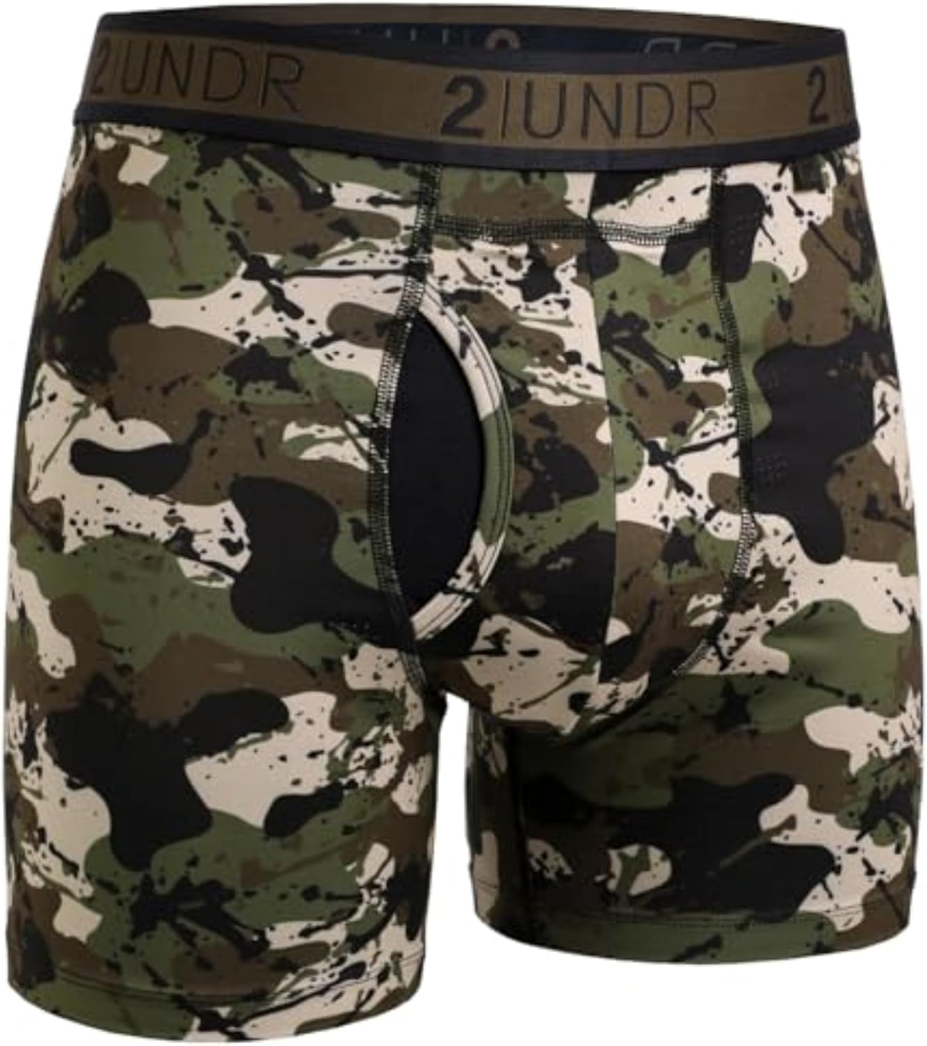 2UNDR Sport Shift 6" Mens Boxer Brief, Mens Underwear with Patented Joey Pouch, Sports Underwear for Men, Moisture Wicking