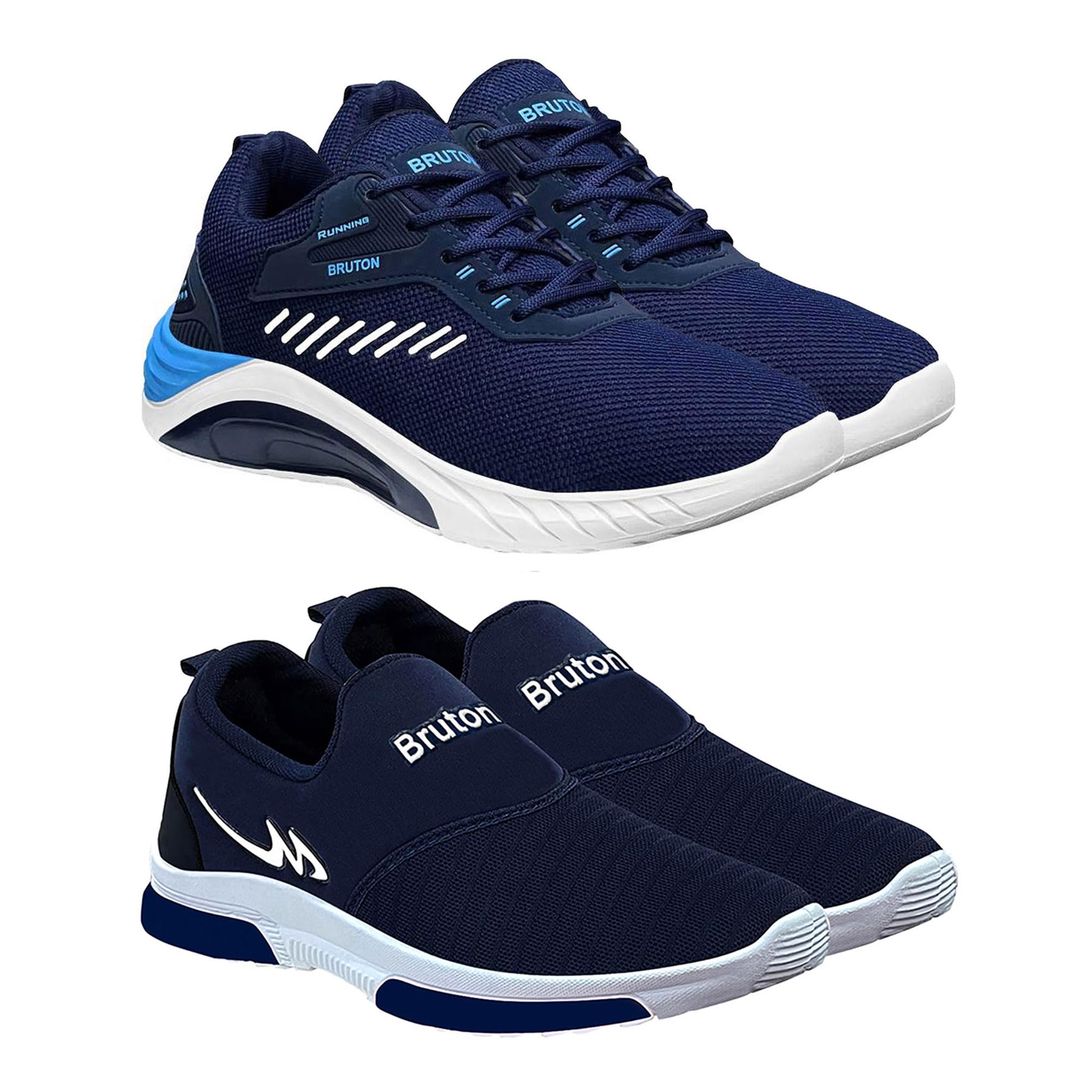 See full amazon price history chart for BRUTON Combo Pack of 2 Running Shoes Sport Shoes for Men -Blue, UK 10 BRUTON Combo Pack of 2 Running Shoes Sport Shoes for Men -Blue, UK 10 (B0DHL41BH3) Amazon Price History, Amazon Price Tracker