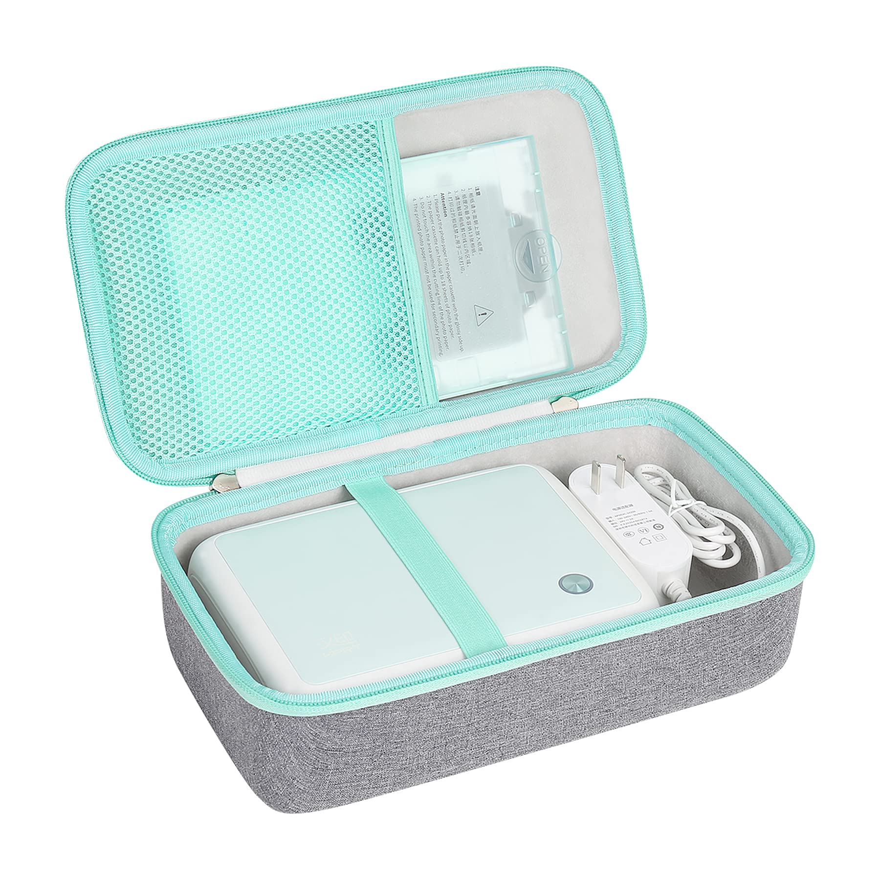 khankaHard Storage Case Compatible with HPRT AR Photo Printer,4x6” Portable Instant Photo Printer, Case Only
