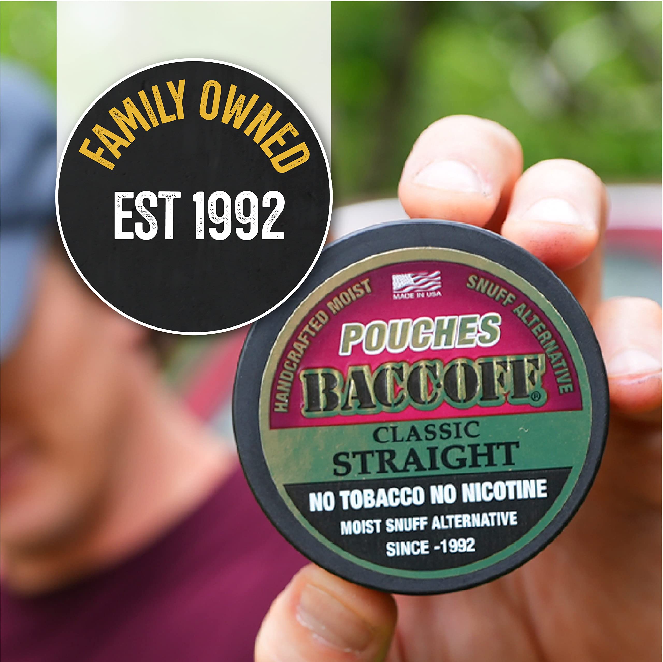 chewing tobacco alternatives india Buy BaccOff, Original Straight Pouches, Premium Tobacco Free, Nicotine Free Snuff  Alternative (10 Cans) Online at Low Prices in India