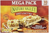 Vista 26 de Nature Valley, Barras de granola de almendras dulces y saladas, caja de 7.4 onzas (paquete de 4)
