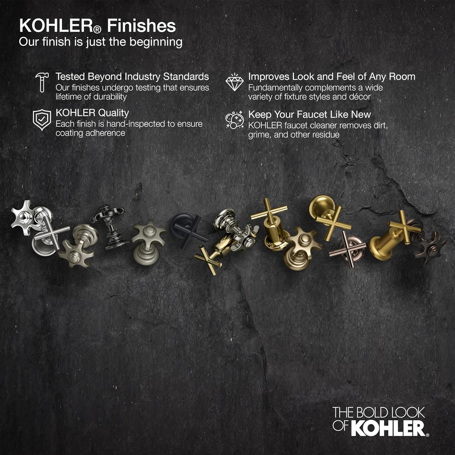 Kohler K-TS97077-4Y-BL Pitch Rite-Temp Shower Trim Kit, 2.5 GPM, Matte Black