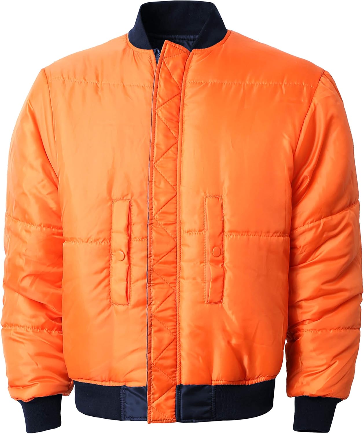 Mens MA-1 Flight Bomber Jacket Active Casual Military Outwear - Image 5