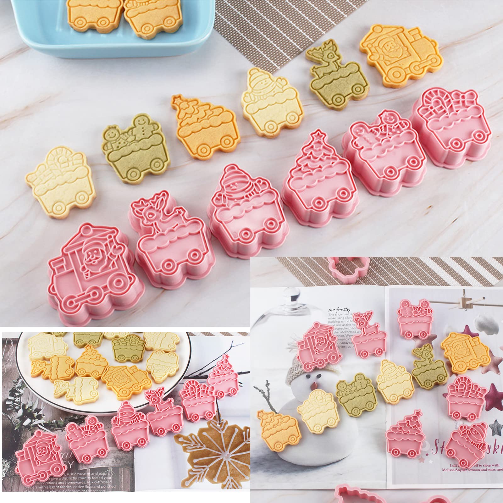 Emporte Piece Noel, 6 PCS Moule Biscuit Noel, Emporte Piece Biscuit