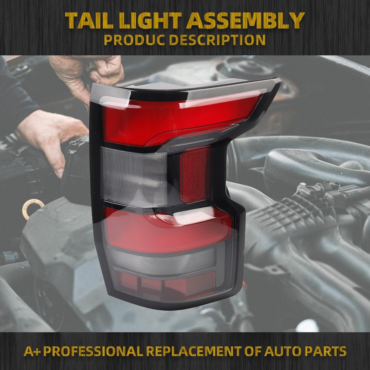 Dasbecan Right Passenger Side Tail Light Assembly Rear Lamp Compatible with 2022 2023 2024 Nissan Frontier