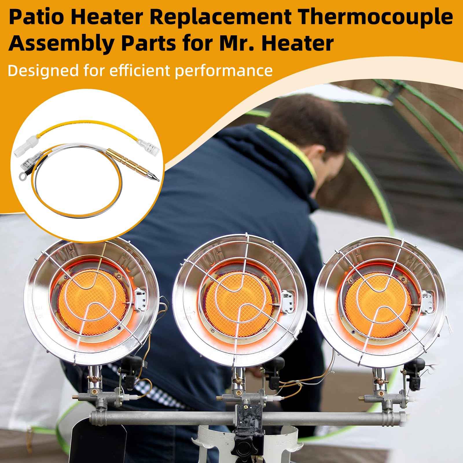 Amazon.com : F237349 Heater Thermocouple Assembly Compatible with