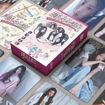 MXP 55pcs ILLIT Postcards Girl Group Photocards 時よ止まれ Toki Yo Tomare Cards LOMO Cards For Fans