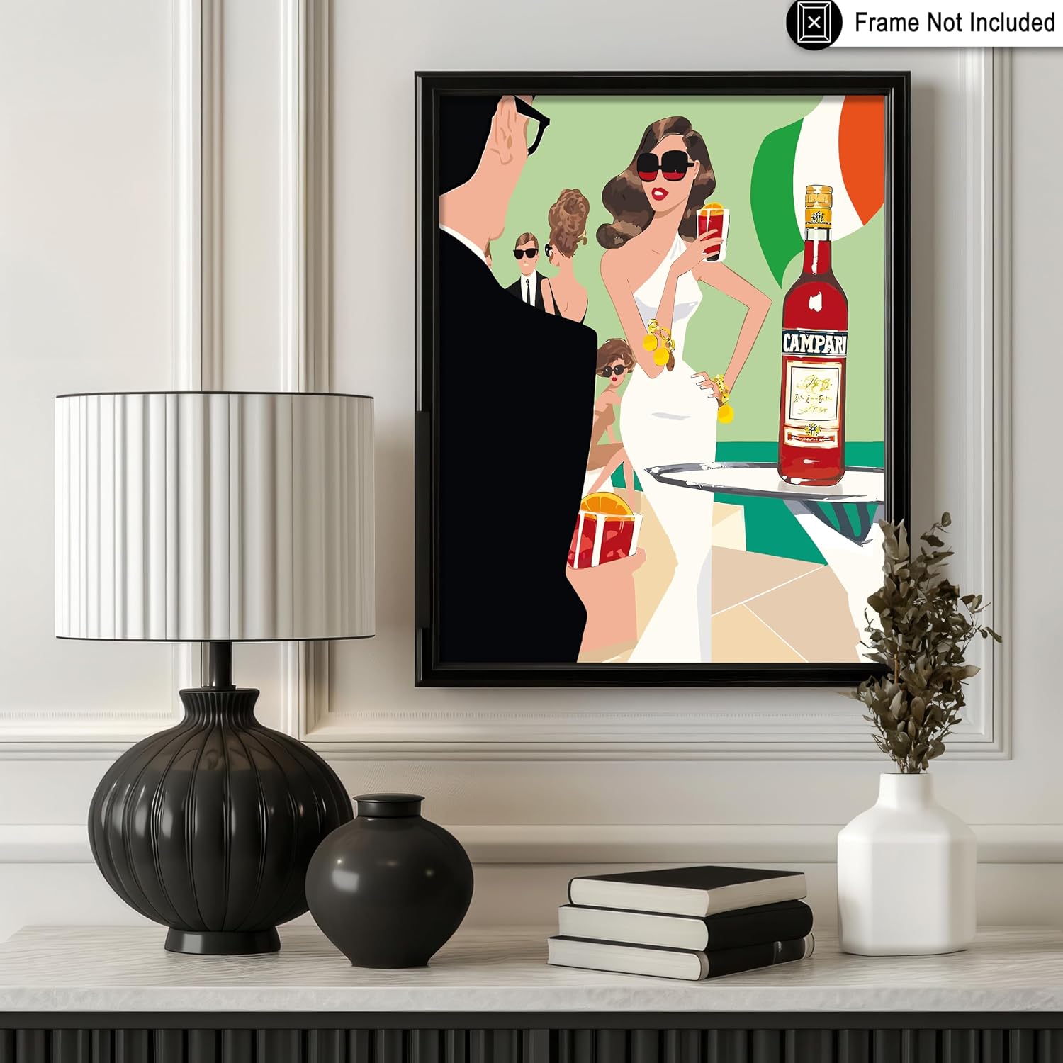 Poster Master Vintage Food & Drink Poster - Retro Liquor Print - Alcohol Advertising Art - Gift for Her, Bartender, Club Owner - Wall Decor for Bar, Restaurant, Kitchen - 8x10 UNFRAMED Wall Art