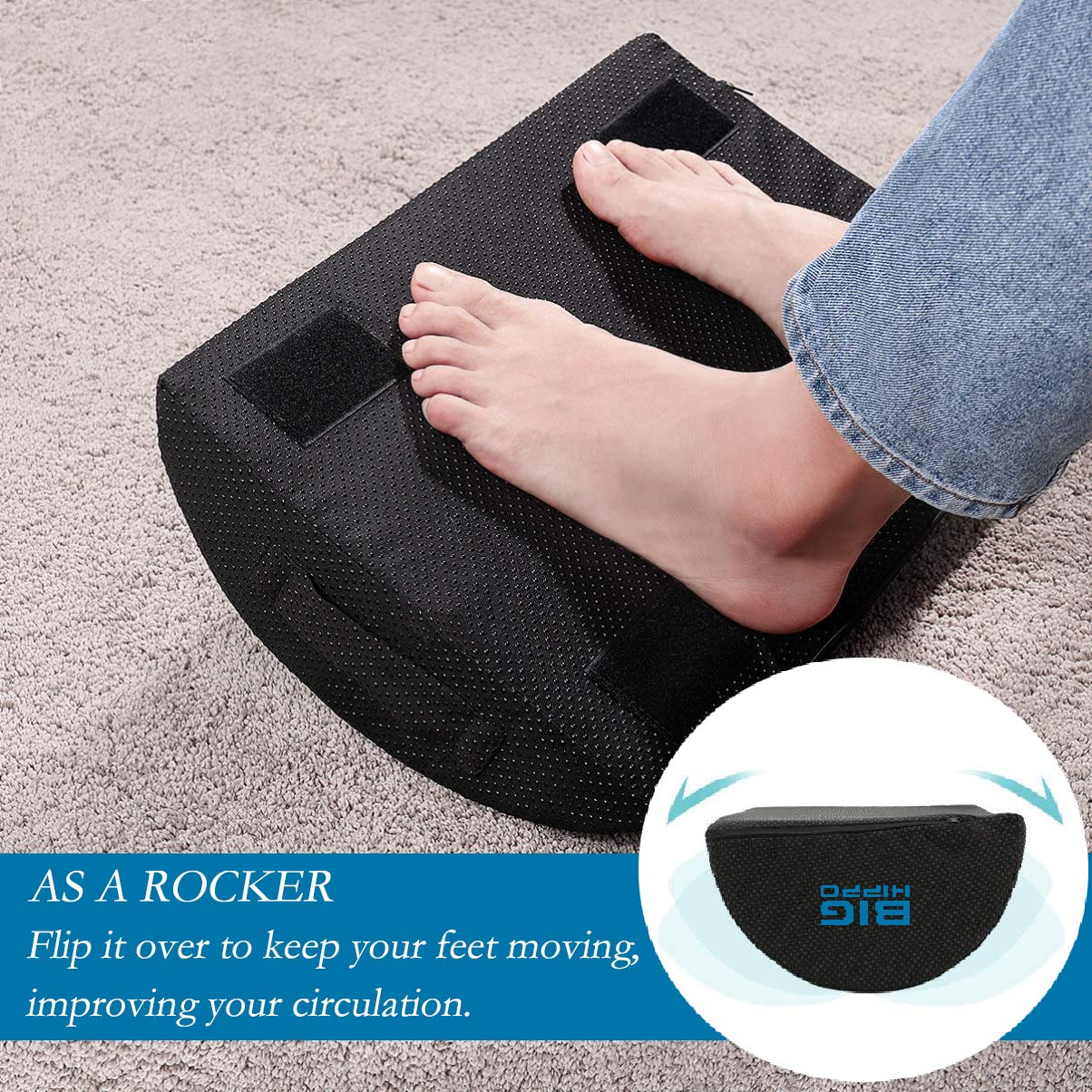 Buy Big Hippo Adjustable Under Desk Footrest Ergonomic Foot Rest with