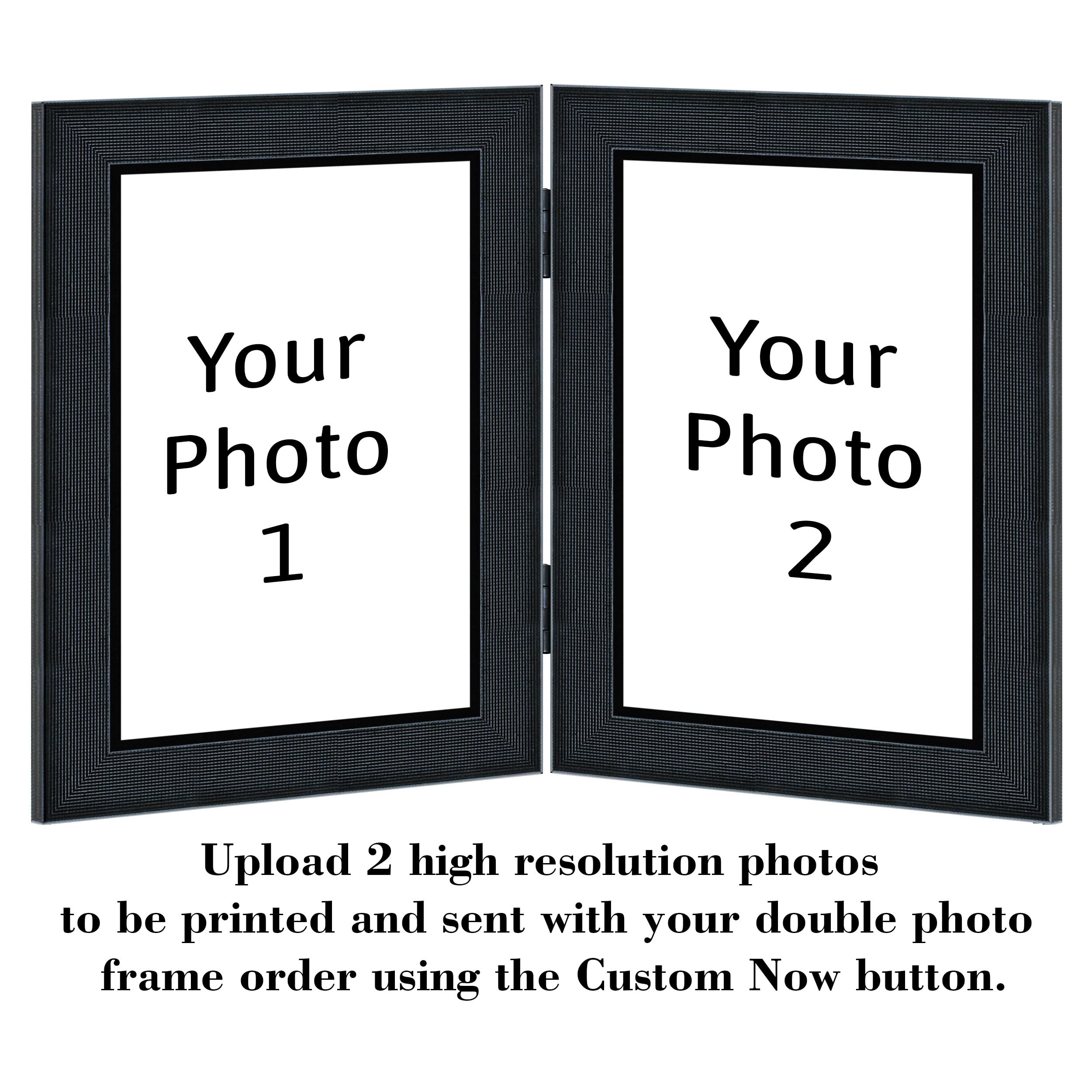 Custom Photo Frame - Display 2 Photos -5 Custom Photo Frame - Display 2 Photos -5