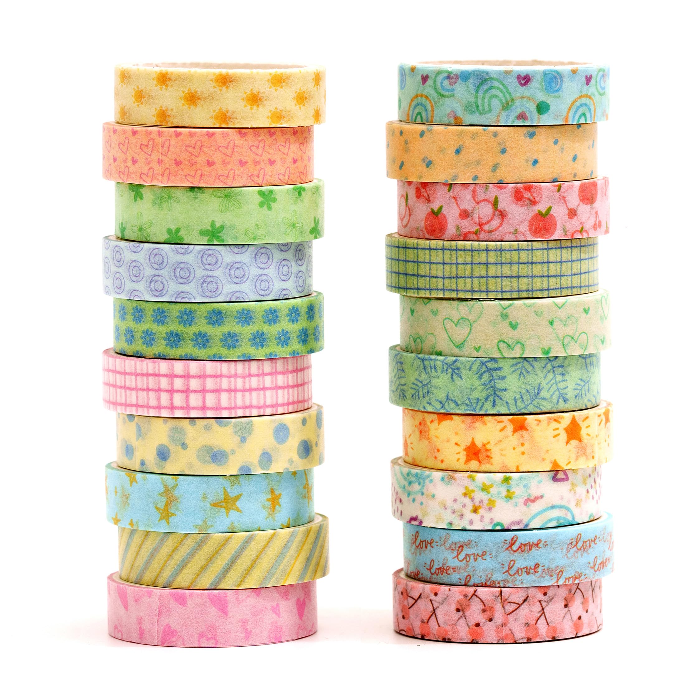 30 rouleaux Washi Tape Set