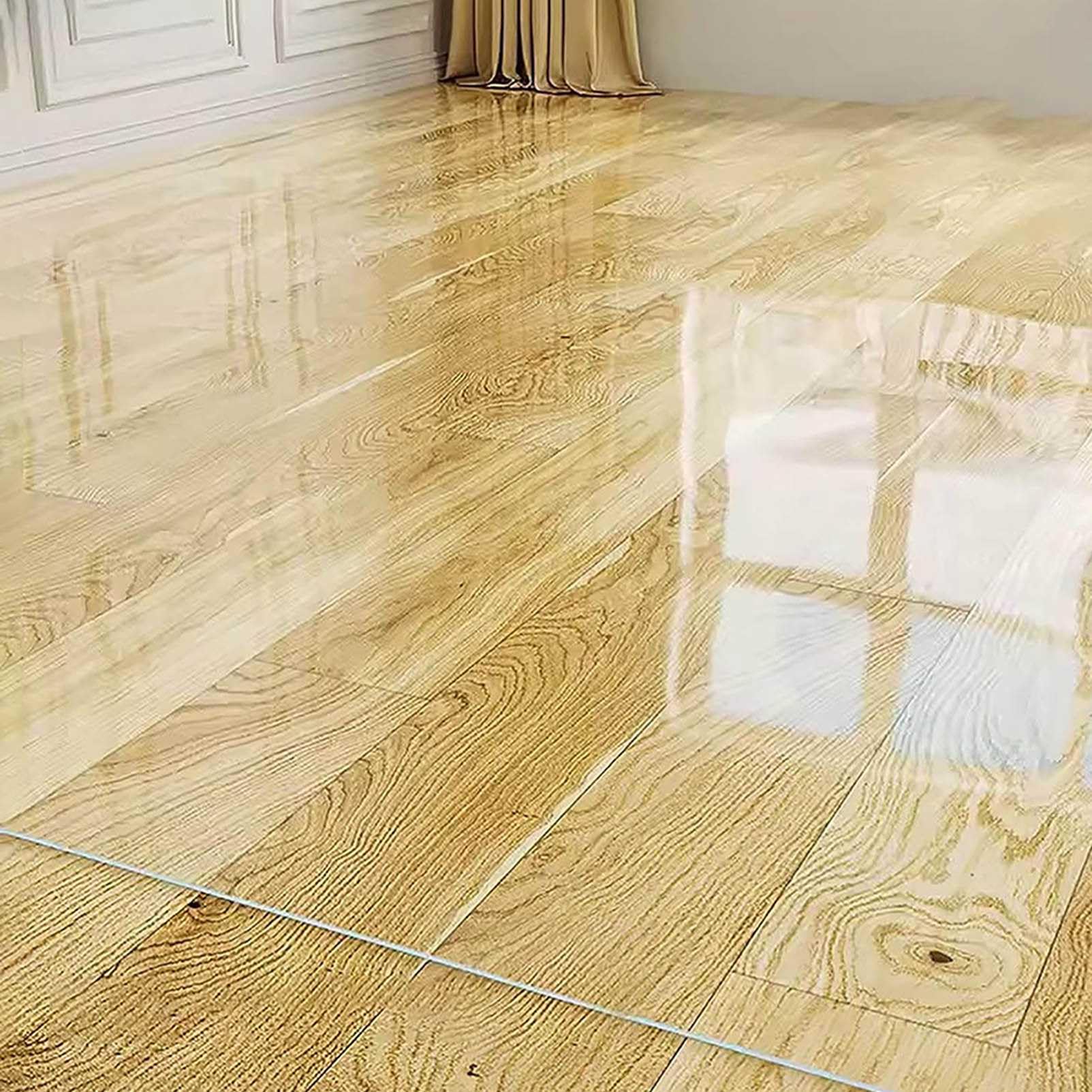 Bodenschutzmatte Transparent/Gefrostet, Größe wählbar, 2 mm Stärke Bodenschutzmatte Transparent Bürostuhl, PVC Bodenmatte Rutschfest Stuhlmatte Teppichschutz, Stuhlmatte (Transparent,2mm,160x300cm)