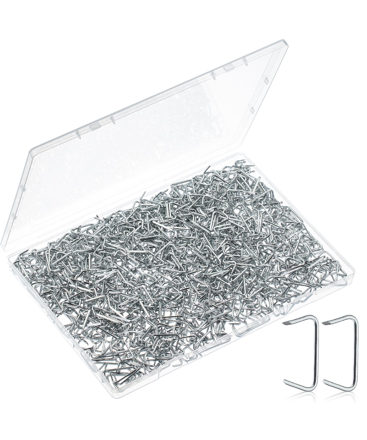 Mr. Pen- Galvanized Hog Rings, 3/4", 1000 Pcs, Bulk Hog Rings Upholstery