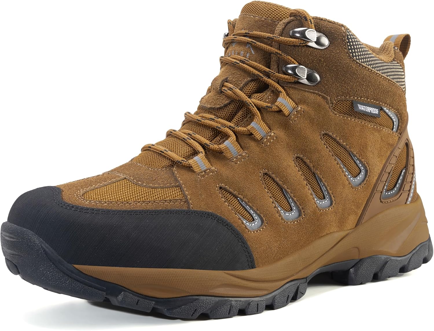 EARLDE Herren Wanderstiefel Wasserdicht Schuhe Wanderschuhe Leicht Trekkingschuhe Outdoorschuhe