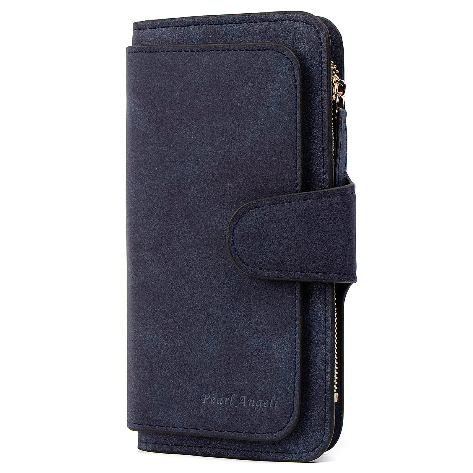 Pearl Angeli Women Purse Fashion Pu Leather Cute Clutch Long Ladies Credit Card Holder Wallet Organizer For Female