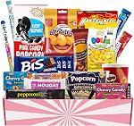 Movie Night Snack Gift Basket, 20 Assorted Treats, Popcorn, Candy, Chocolate, Soda & More, Premium Snack Gift Box by Lecsa Specialty Snacks