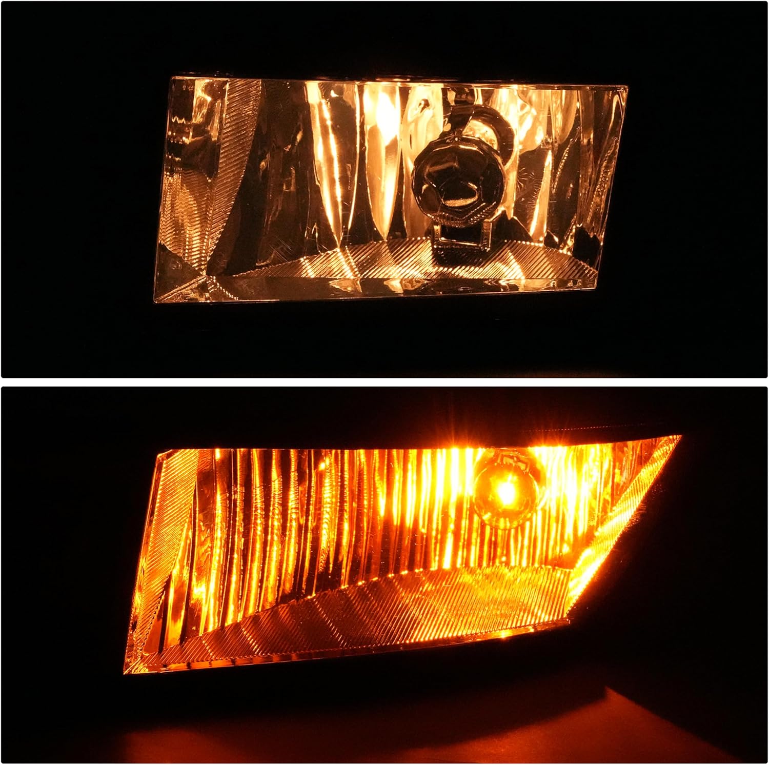 HECASA Fog Lights Compatible with 2007-2013 Cadillac Escalade ESV EXT & 2014 Escalade ESV Replacement for GM2592163 GM2593163 Bumper Lamps Halogen Smoke Lens Driver & Passenger Side