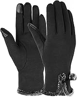 Vista 1 de Dimore Winter Gloves for Women with Touch Screen Fingers Warm Thick Texting