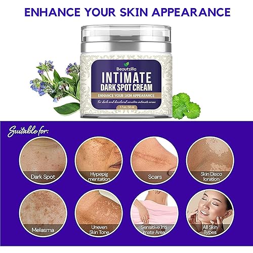 Miniatura 3 de Beautzilla Corrector de puntos oscuros de área íntima con resultados instantáneos para rodillas codos axilas y muslos