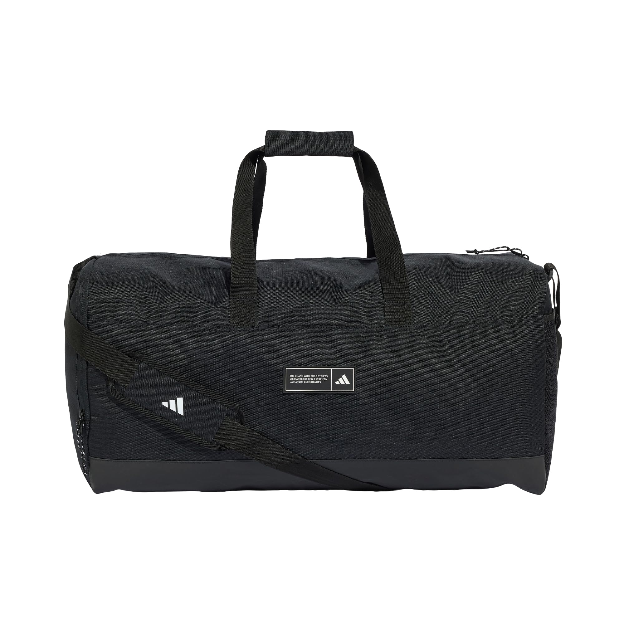 adidas Unisex 3 Stripes Weekender Duffel Bag Large Duffel_Bag, Black, One Size
