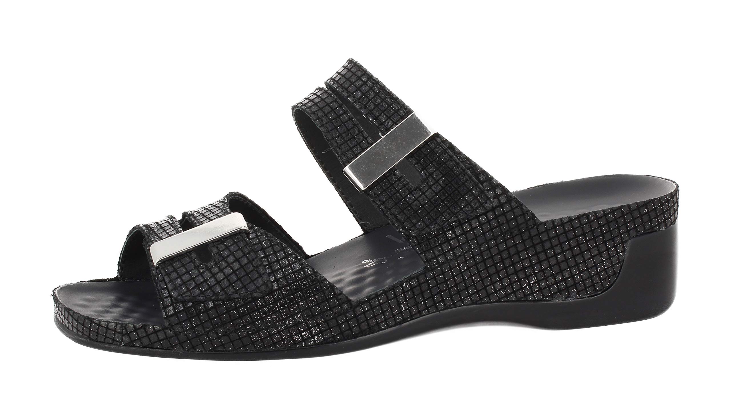 VITAL148-833 Ladies Sandals Square Black 40