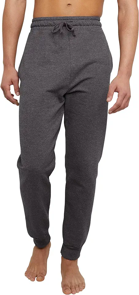 Hanes EcoSmart Jogger Sweatpants, Men's Midweight Fleece Lounge Pants, 30.5"