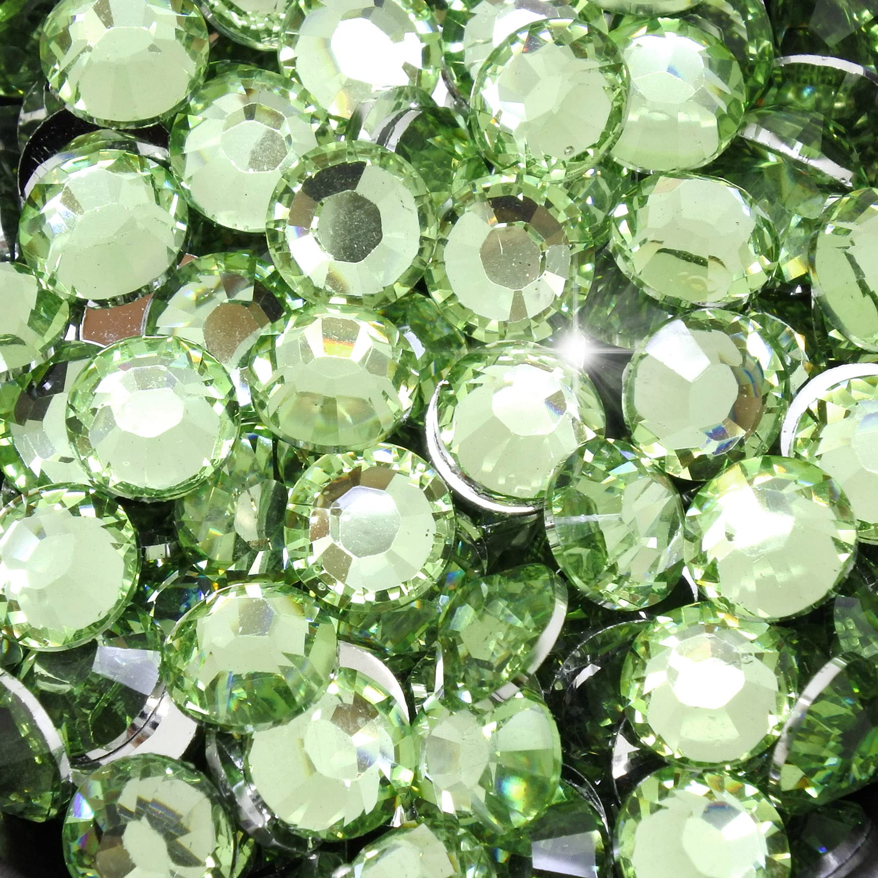 Little Snow Direct® Pack of 1000 Resin Crystal Flat Back Rhinestones Diamante Gems Nail Art & Crafts (Black, 4mm) — view 50