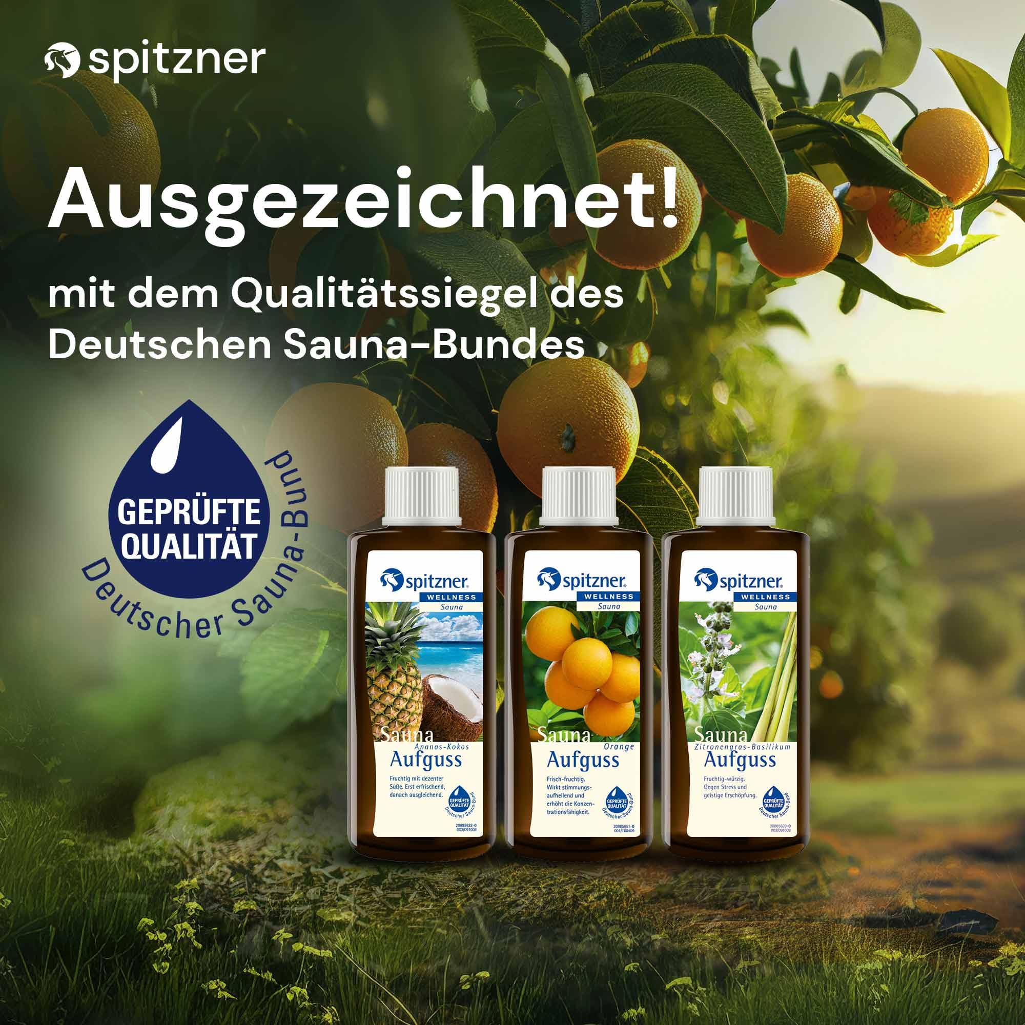 Spitzner Saunaaufguss Set Emotion (3 x 190ml)