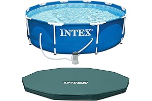 Get Swimming Pool Ready In No Time With Intex 10ft Round Easy...