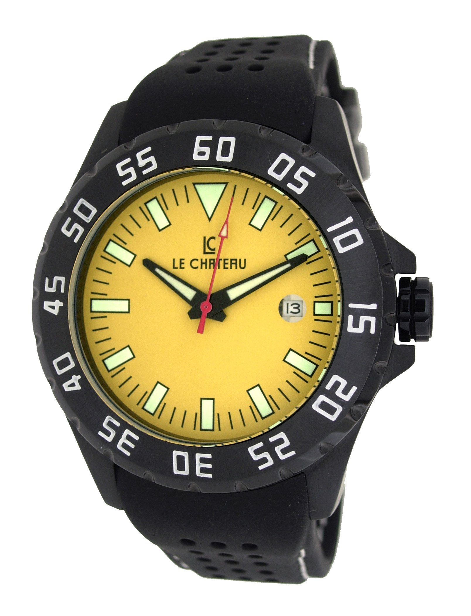 Le Chateau Men's 7075mgun_yel Dynamo Watch