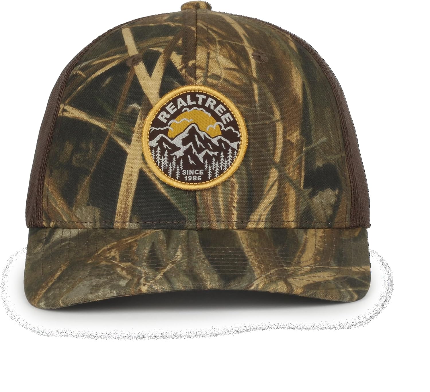 Realtree Logo Hunting Trucker Cap, Mesh Back, Snapback, One Size, Camo - Image 2