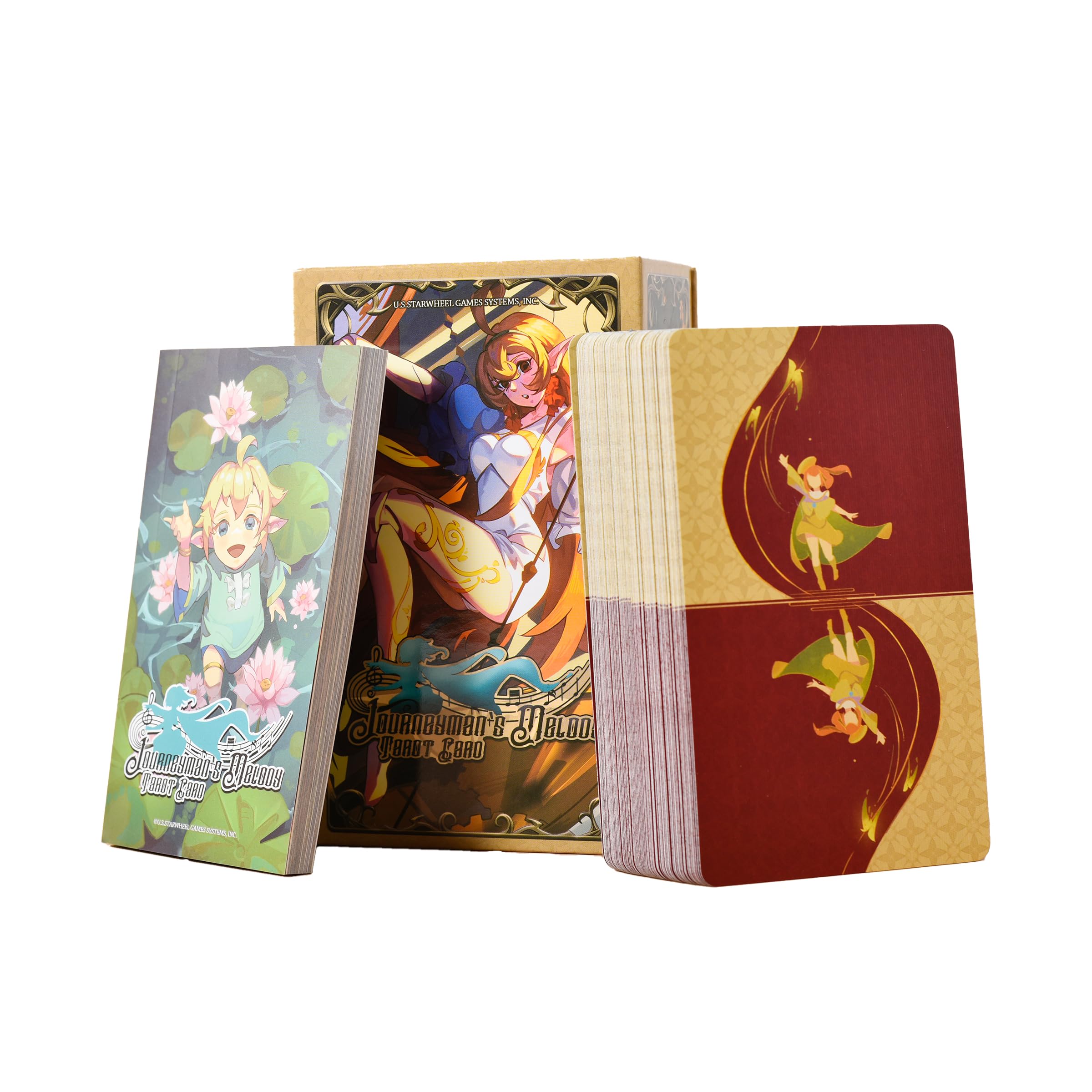 KEPNOY Journeyman's Melody Oracle Tarot Cards - 78 Travel-Inspired Deck for Spiritual Guidance, for Tarot Readers?Collection Edition?