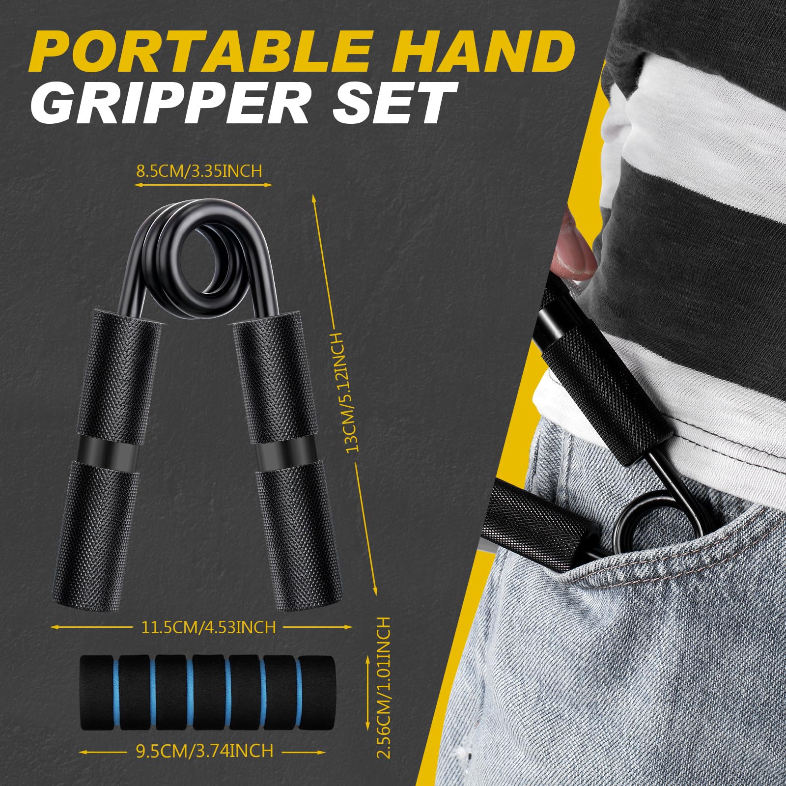 Amazon | Wettarn 7セット ハンドグリップ強化セット ヘビーグリッパー