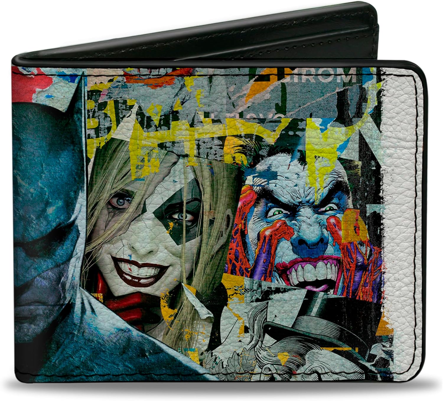 Buckle-Down Men's Bifold Wallet DC Comics Batman, 4.0" x 3.5"