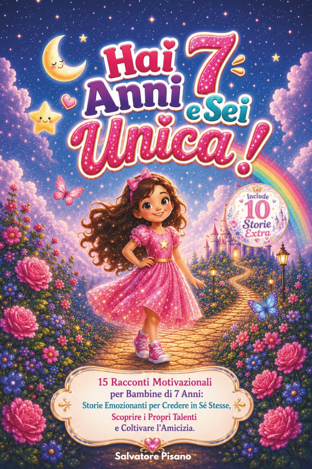 Hai 7 Anni e Sei Unica!: 15 Racconti Motivazionali per Bambine di 7 Anni: Storie Emozionanti per Credere in Sé Stesse, Scoprire i Propri Talenti e Coltivare l'Amicizia. (Unica Come te)